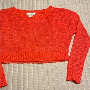 Sans Souci Vibrant Red Crew Neck Sweater